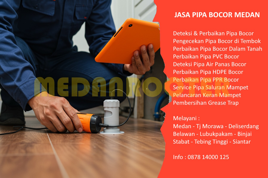 deteksi pipa bocor medan