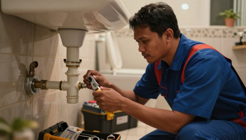 layanan perbaikan kebocoran pipa